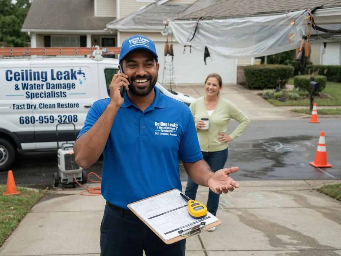 Ceiling Leak Cleanup Mount Savage, MD FAQs